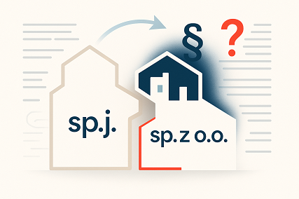 skutki przekształcenia spółki